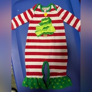 Adorable Christmas tree one piece